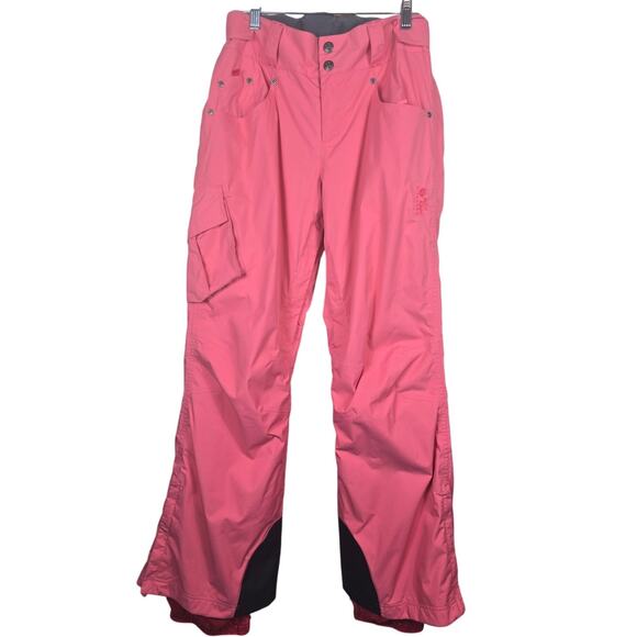 Mountain Hardware Recco Technology Orange Snow Boarding Pants Women's M - Picture 1 of 10